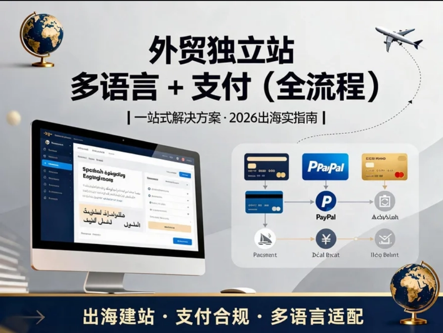 外贸独立站怎么建？多语言网站搭建教程与支付接口对接避坑指南